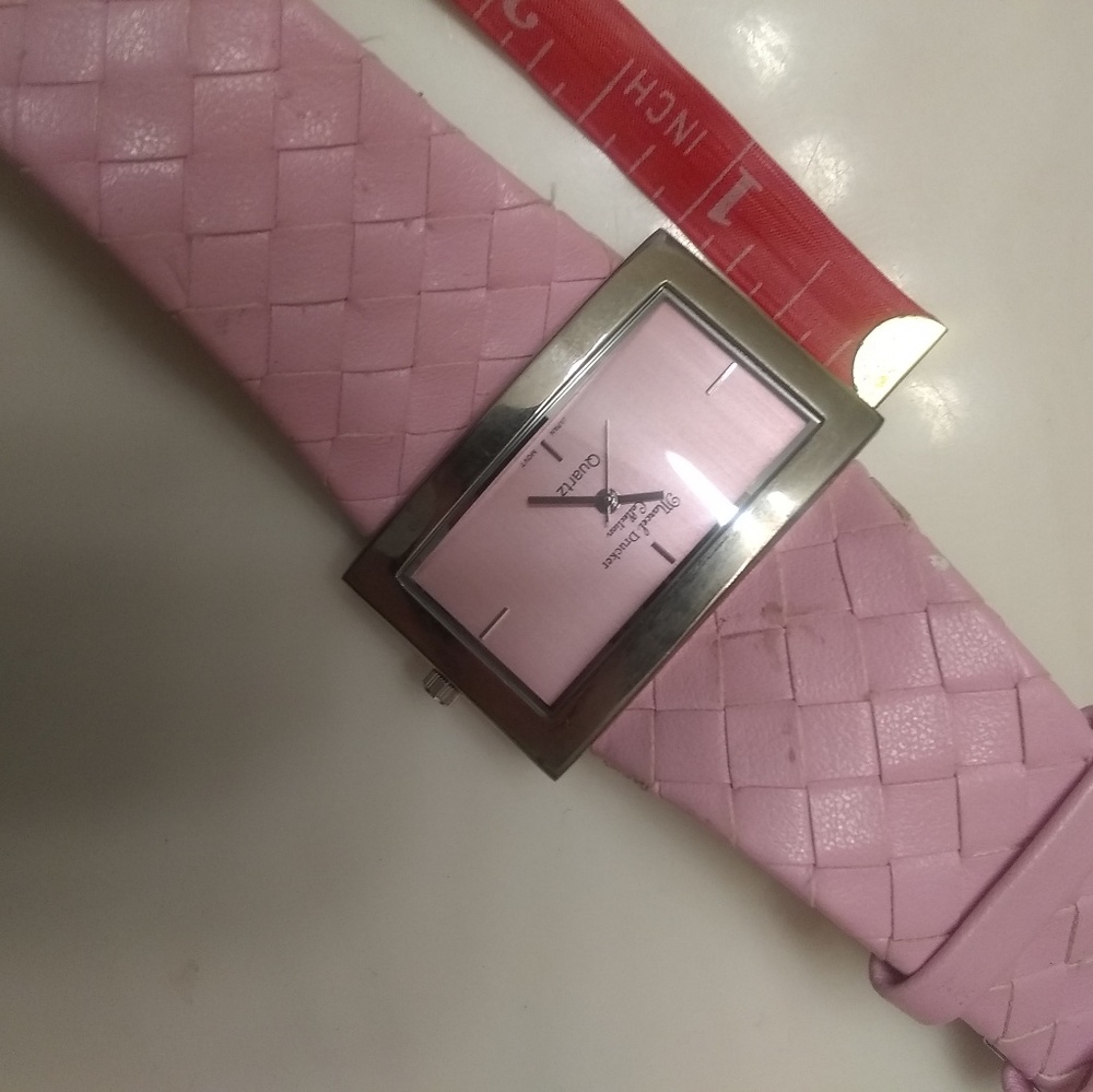 Marcel Drucker Collection pink designer watch *3/$30 Sale* - Picture 5 of 5